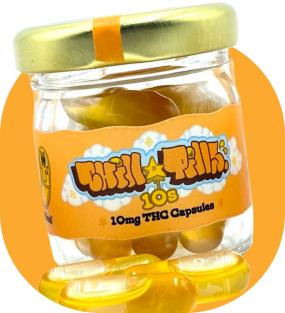 Chill Pills jar.